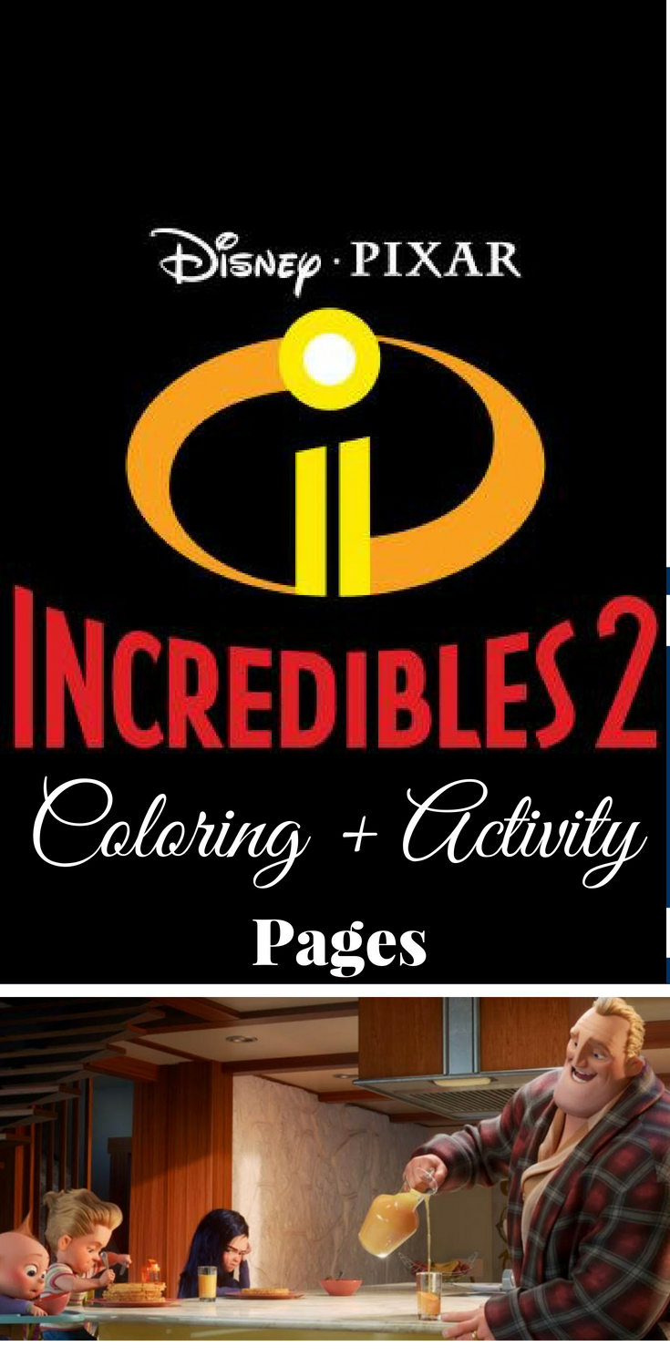 Incredibles 2 Coloring Pages