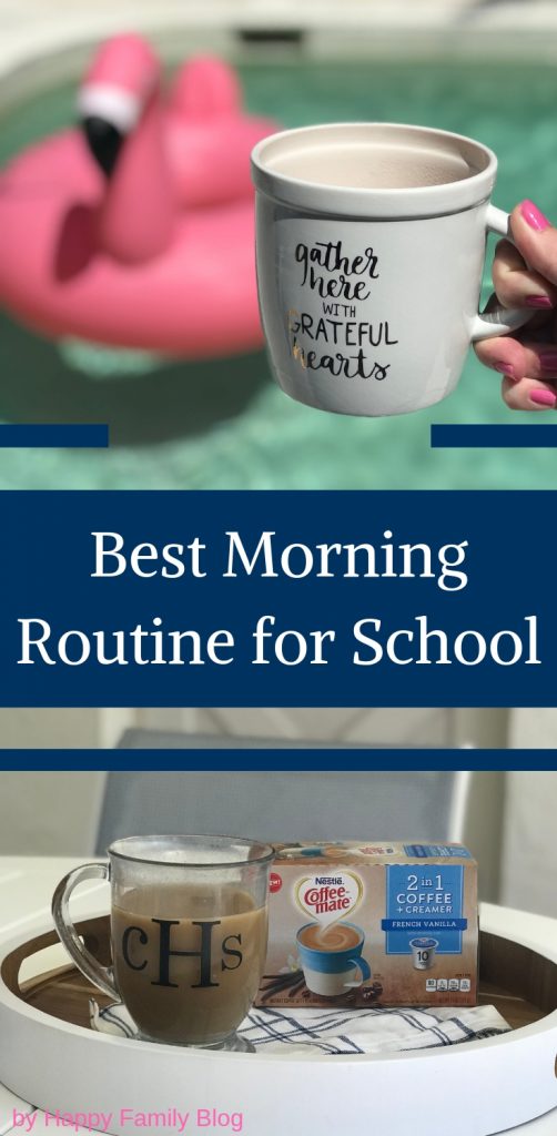 Best Morning Routine for School by Happy Family Blog