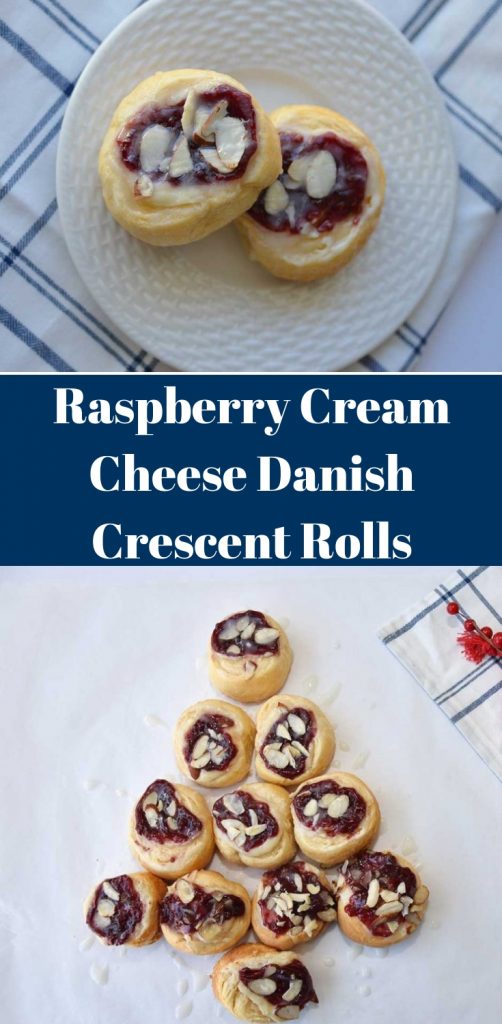 Raspberry Cream Cheese Danish Crescent Rolls