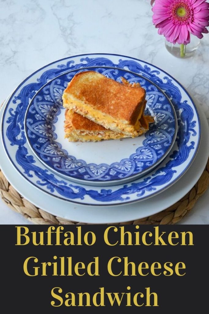 Buffalo Chicken Grilled Cheese Sandwich