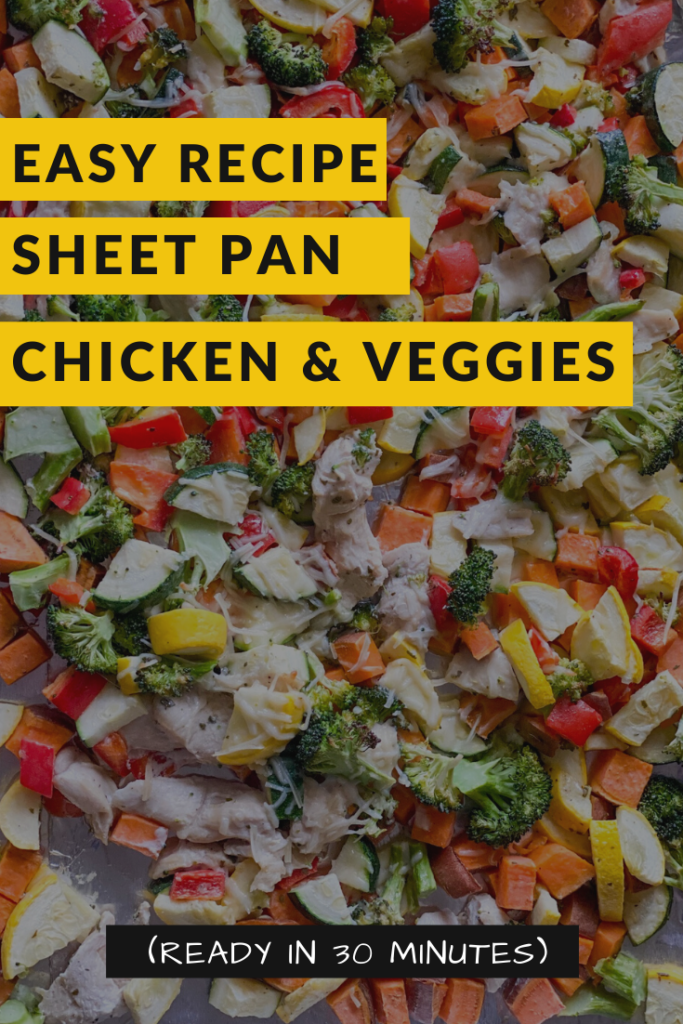 sheet pan chicken and vegetables, sheet pan chicken and veggies, sheet pan chicken breast and vegetables, easy ranch chicken, chicken ranch, ranch chicken recipe