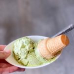does green tea ice cream have caffeine, no churn matcha ice cream