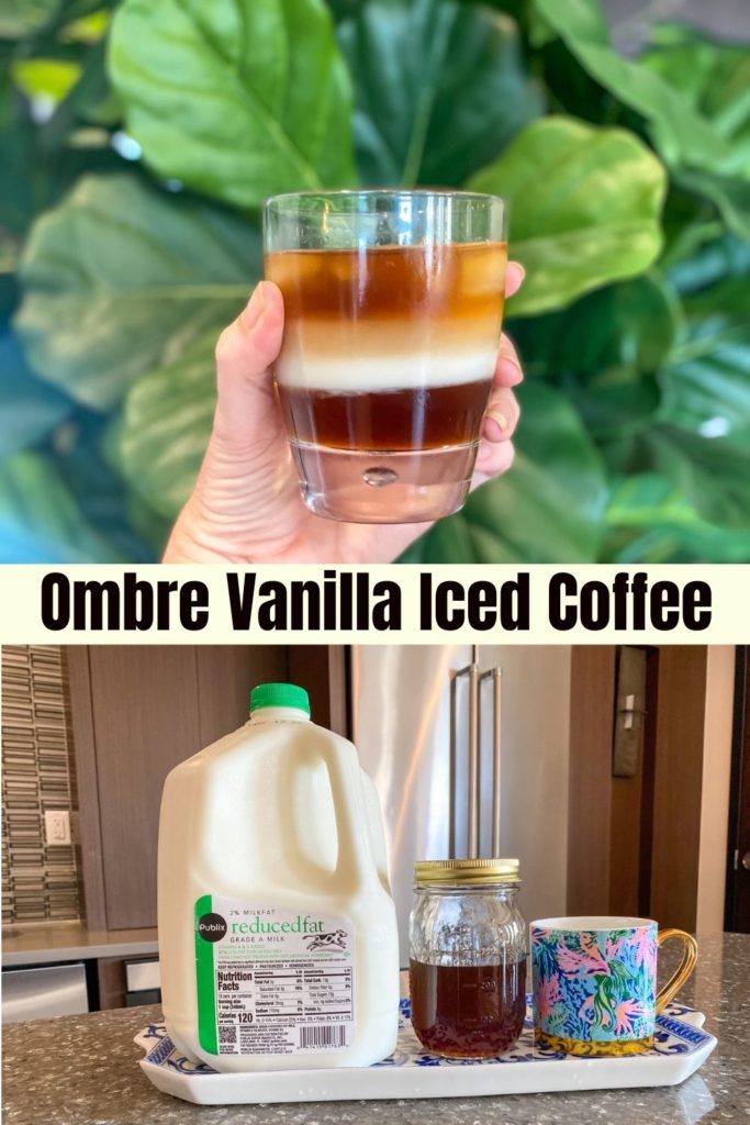 Ombre Vanilla Iced Coffee