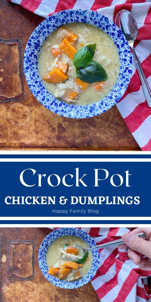 Easy recipe for Crockpot Chicken and Dumplings