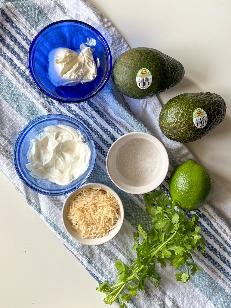 Ingredients for Avocado Greek Yogurt Recipe