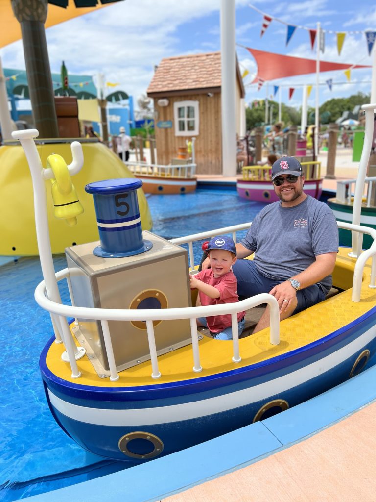 Grandad Dog's Pirate Boat Ride at the world's first peppa pig theme park