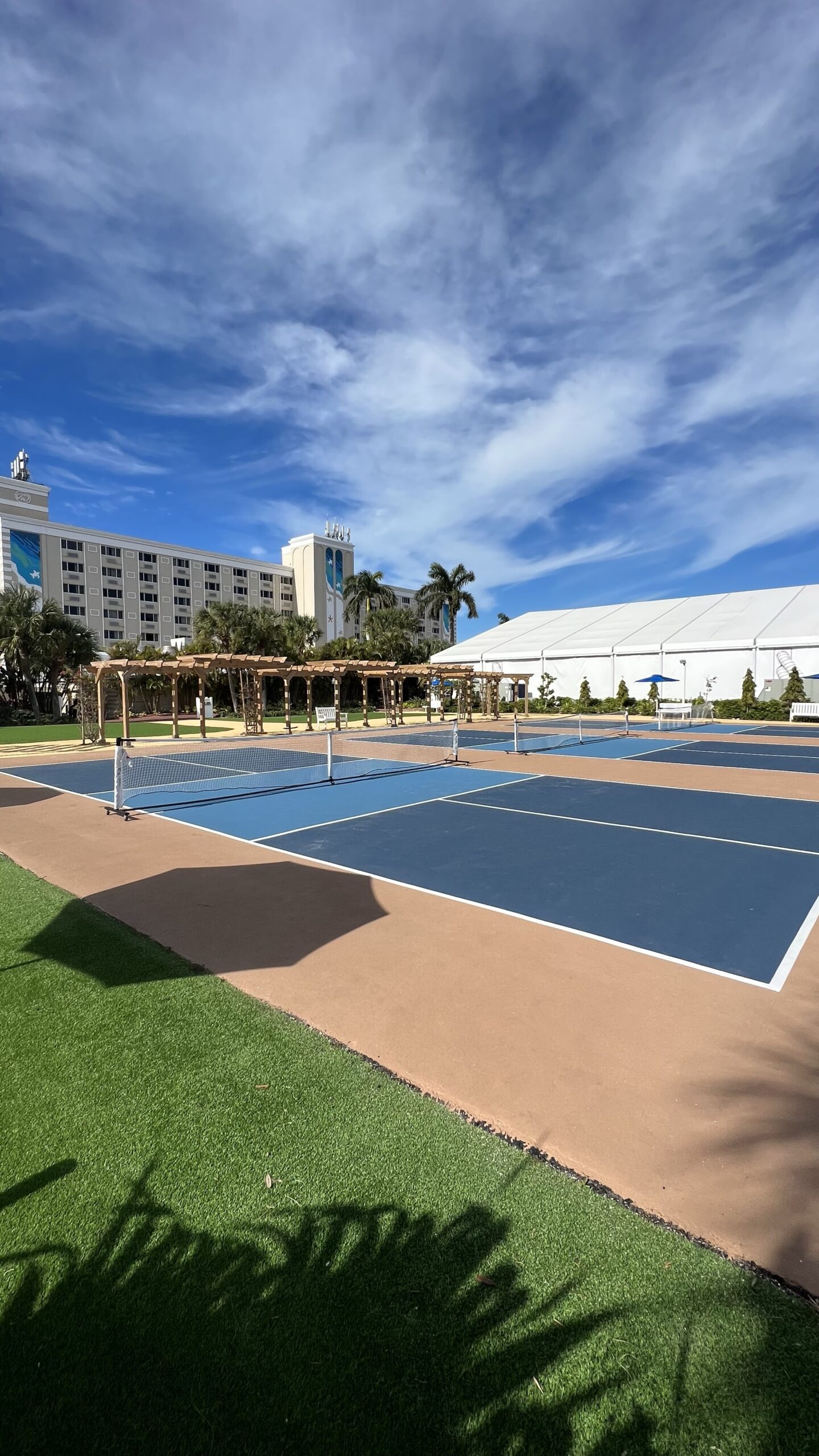 Paddle Ball Court at Tradewinds Resort