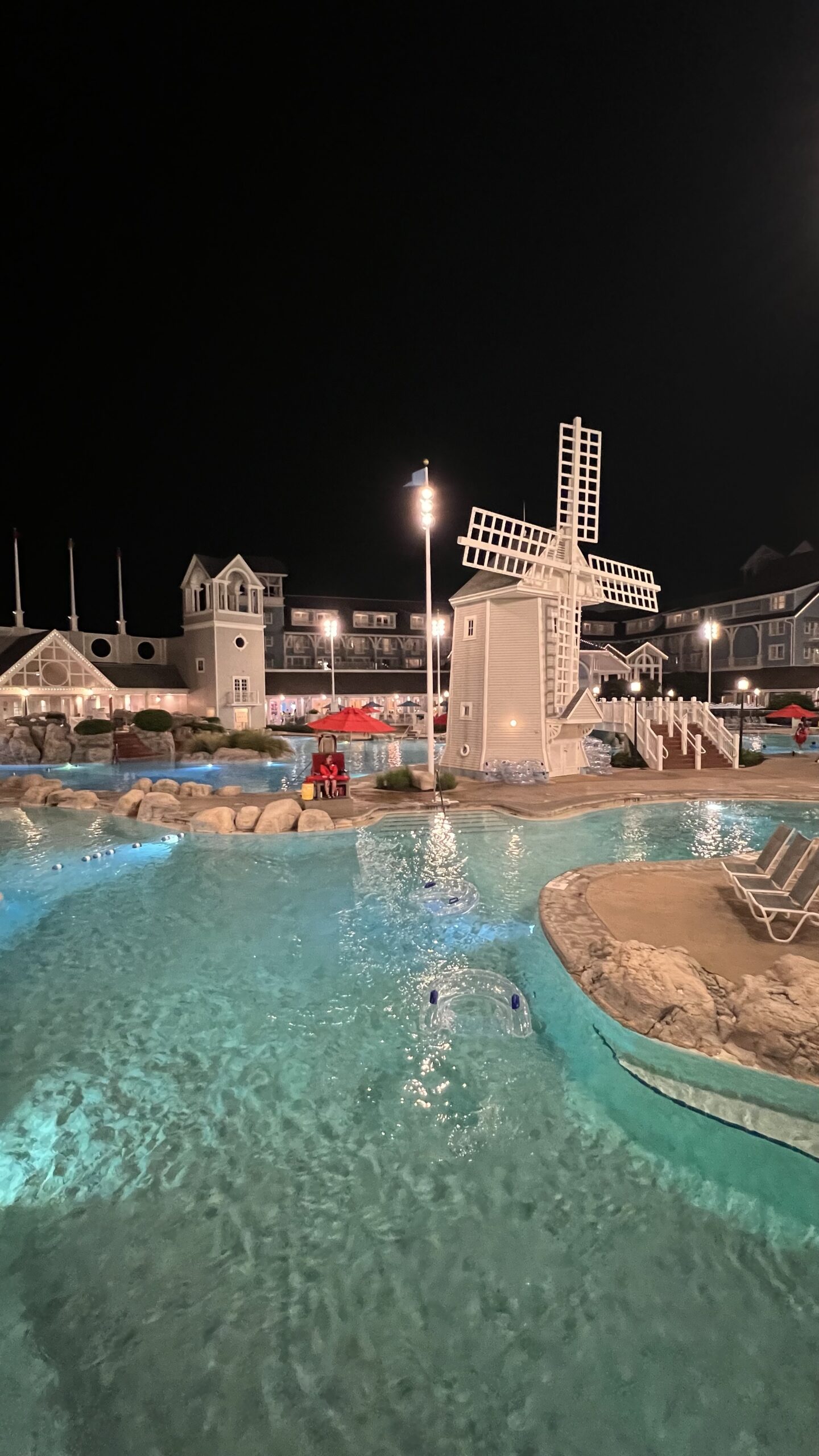 Disney's Yacht Club Resort sand bottom pool